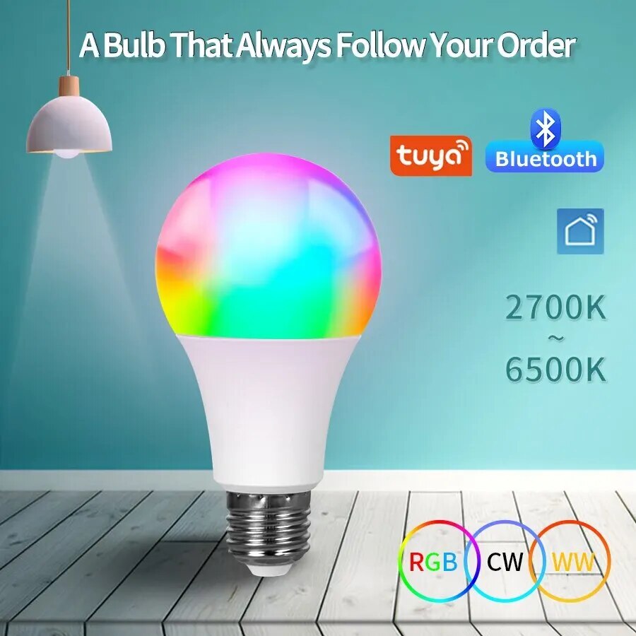 Intelligente LED-Lampe mit Bluetooth oder WLAN-Funktion