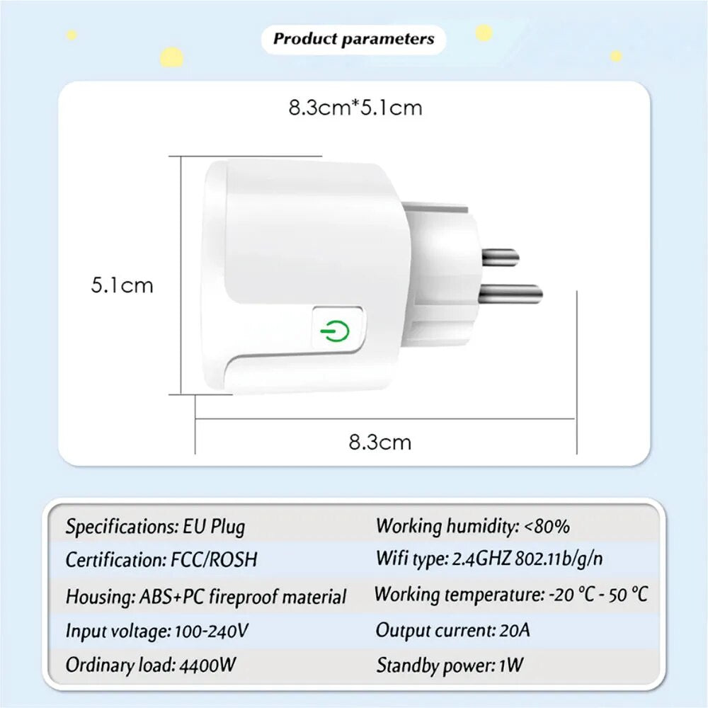 Intelligente WLAN Bluetooth Steckdose