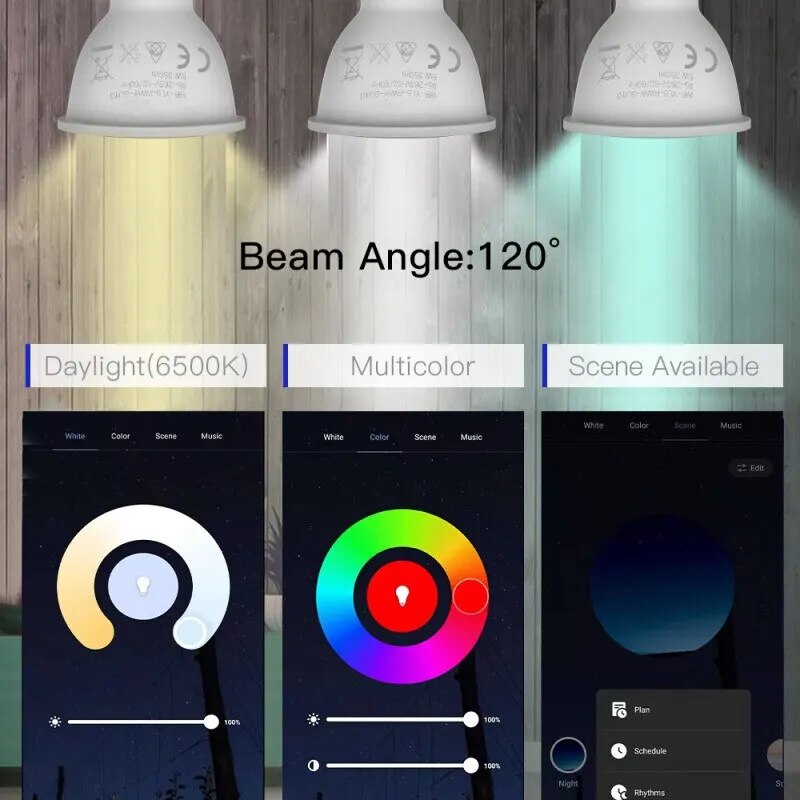 LED-Leuchte RGB CW GU10 WIFI Smart