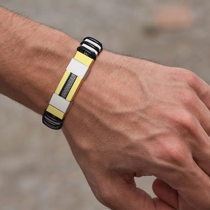 VNOX Design Armbänder für Männer