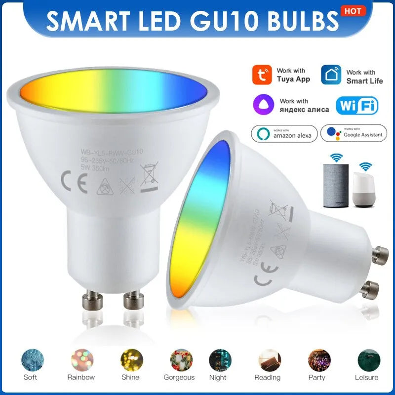 LED-Leuchte RGB CW GU10 WIFI Smart