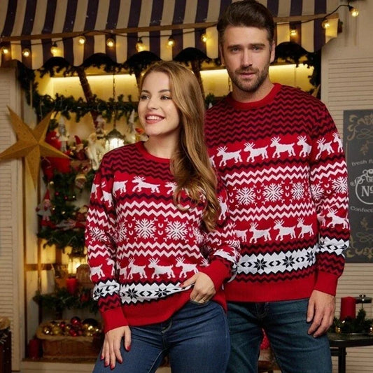 Weihnachtspullover für die ganze Familie