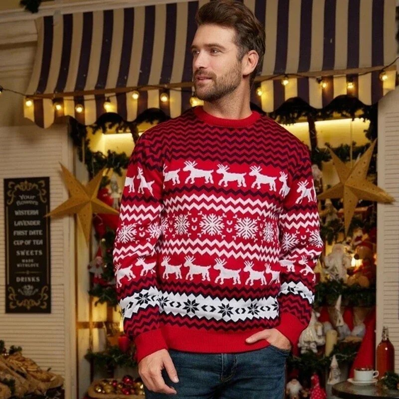 Weihnachtspullover für die ganze Familie