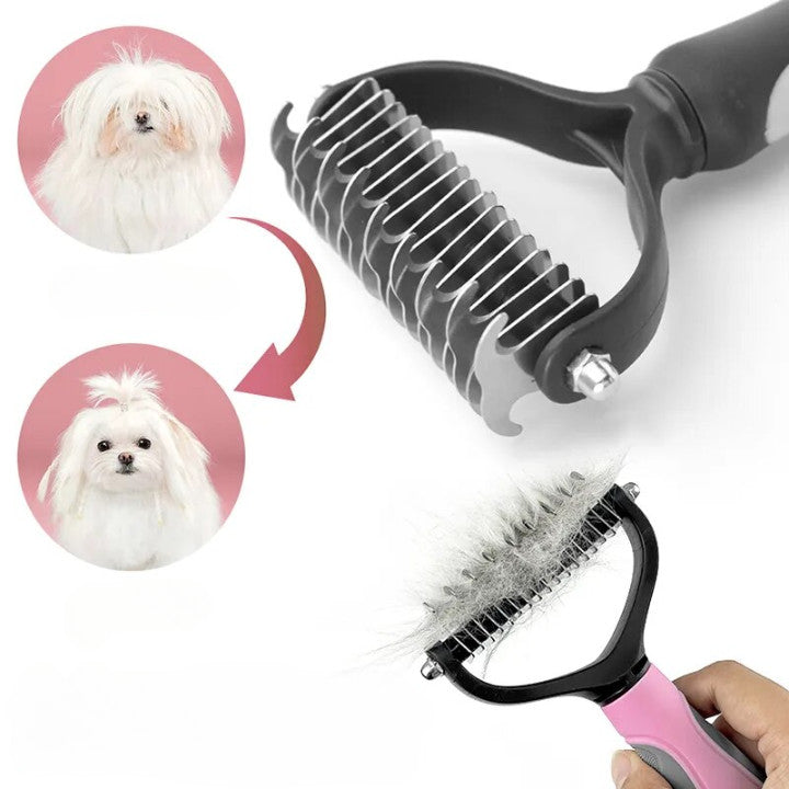 Haustierbürste für Hunde und Katzen