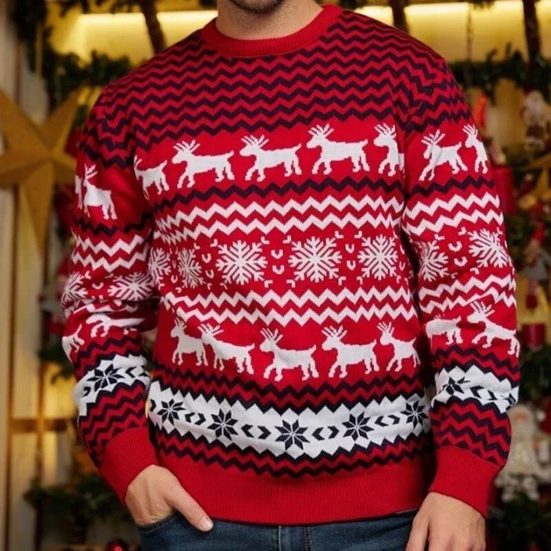 Weihnachtspullover für die ganze Familie