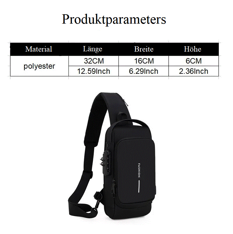 Abschließbare Designertasche